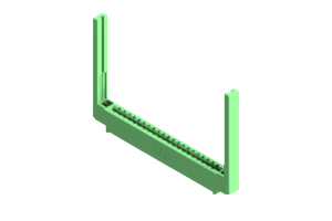 337-021-520-668 - EDAC Card Edge Connector